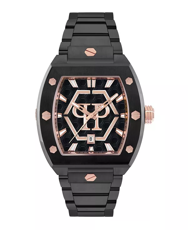 

Мужские черные часы из нержавеющей стали, 44 мм Philipp Plein, black