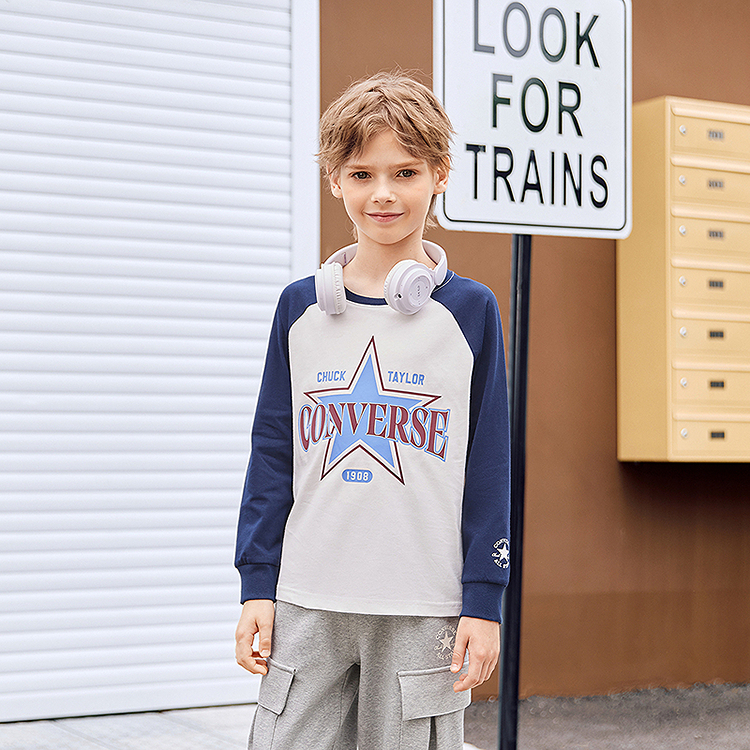 Футболка для детей 3-7 лет Converse, розовый — фото 3