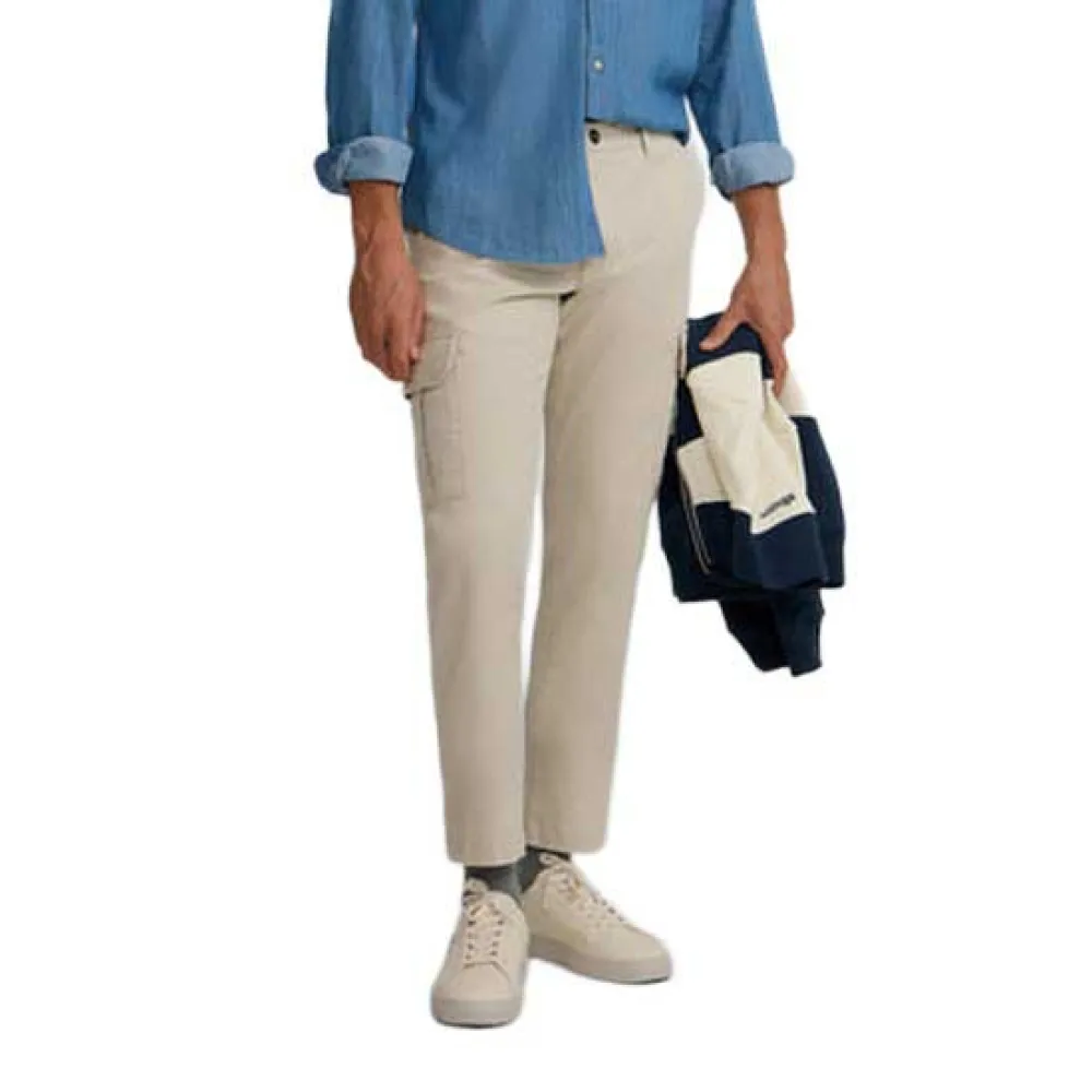 

Брюки Silbon Casual cargo, бежевый