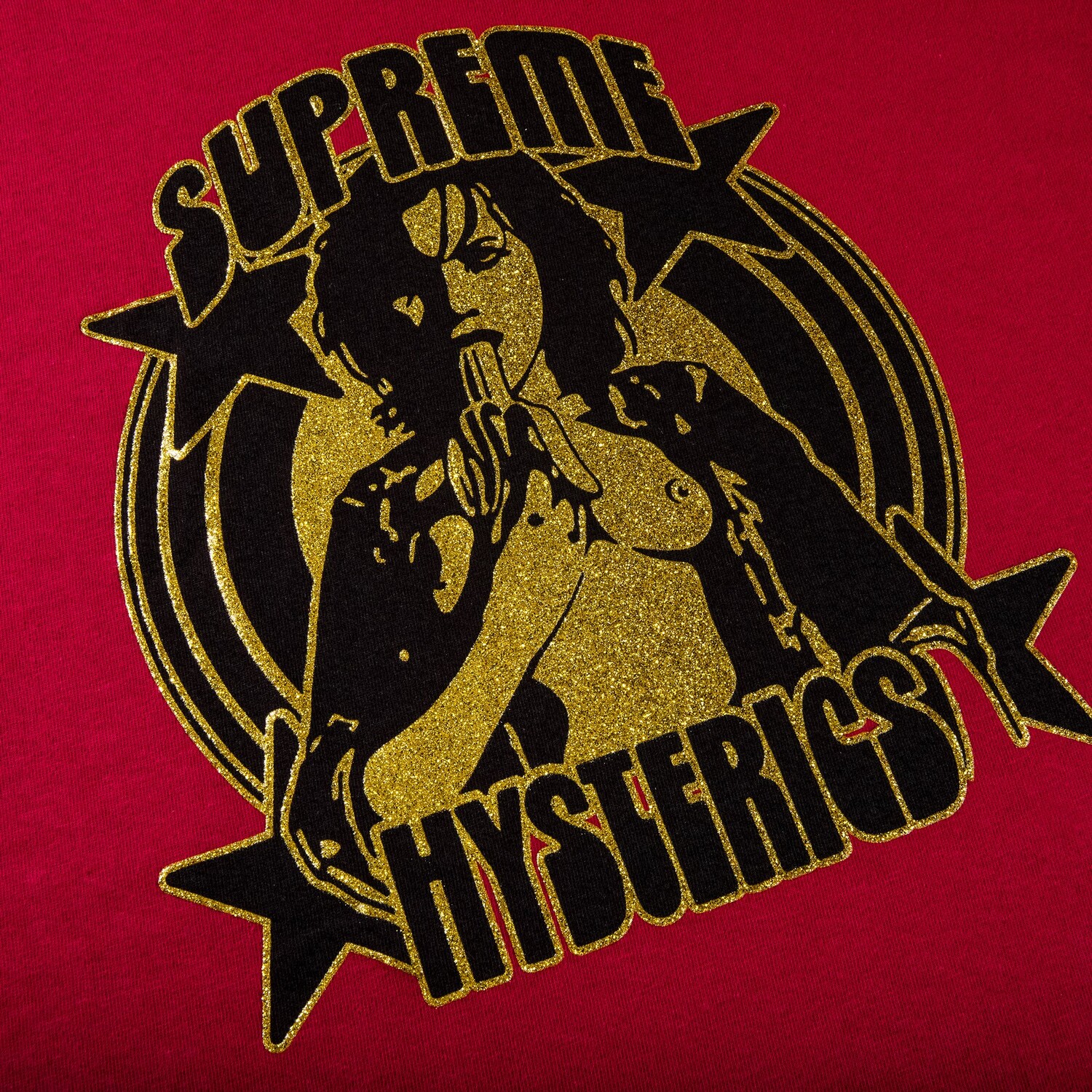 Футболка с длинными рукавами Supreme x Hysteric Glamour, темно-пурпурный — фото 2