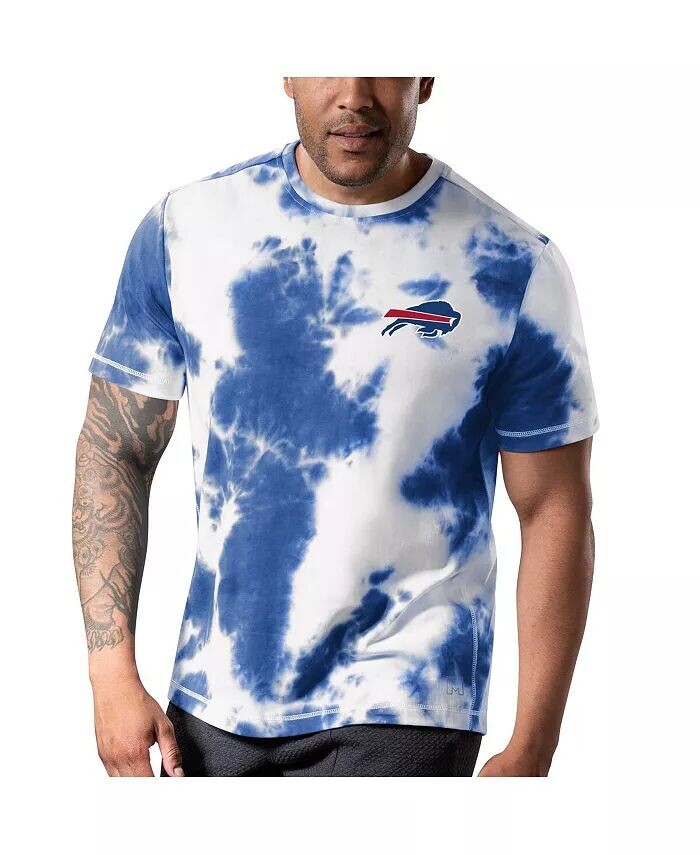

Мужская футболка Royal Buffalo Bills Freestyle Tie-Dye MSX by Michael Strahan