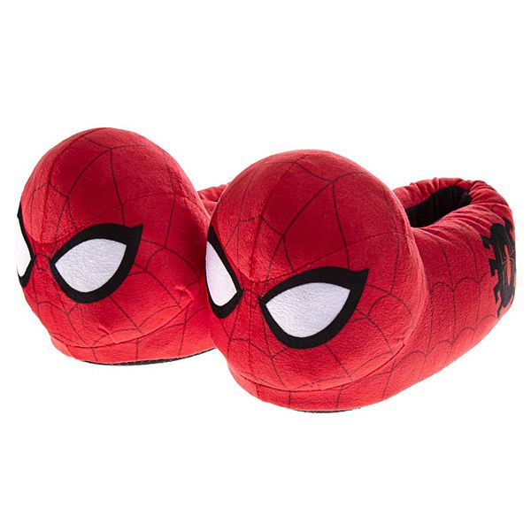 

Тапочки Marvel Spiderman мужские уютные, плюшевые и веселые домашние (размер 7/13) Spider Man
