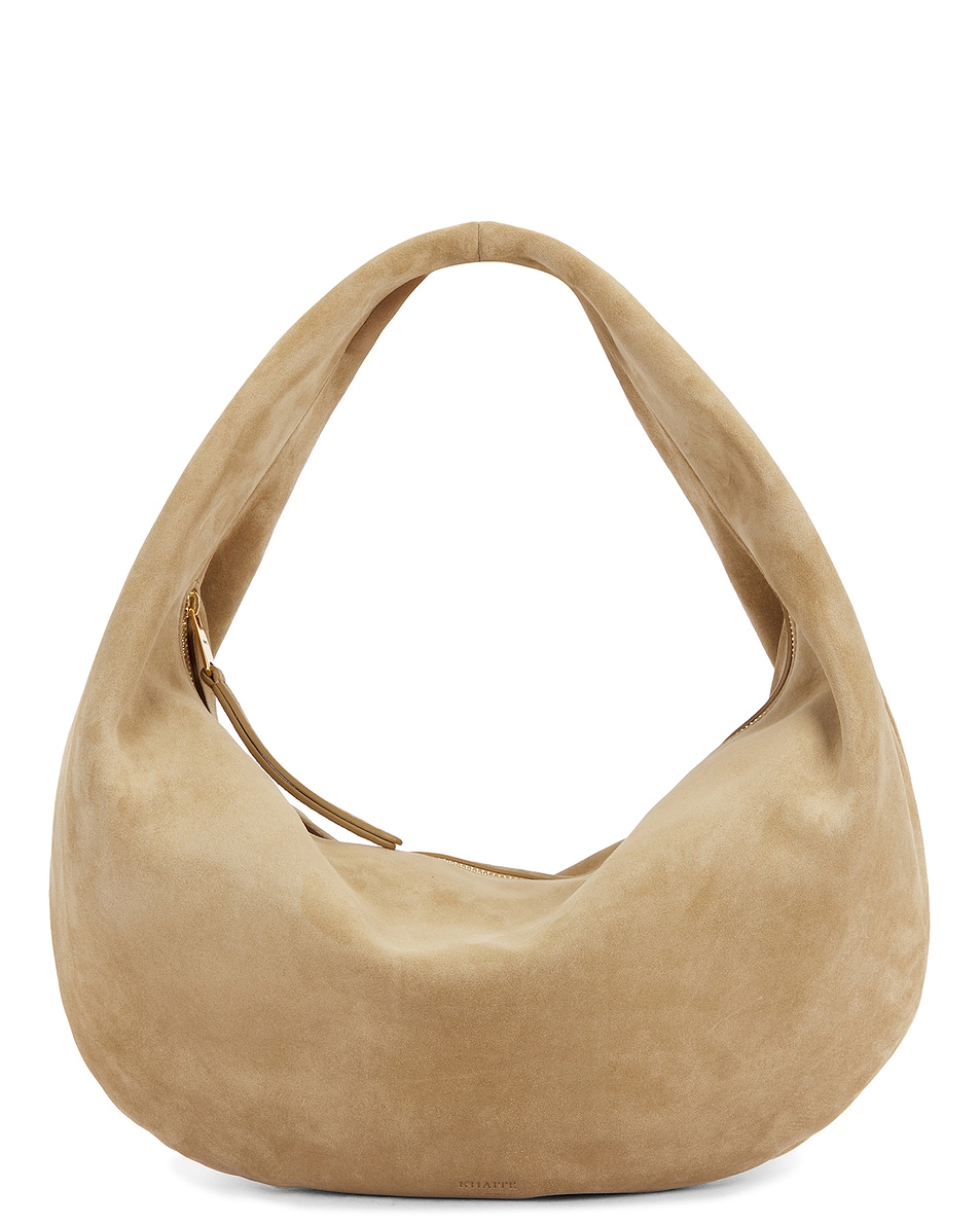 

Средняя сумка-хобо Olivia Medium Khaite, Wheat