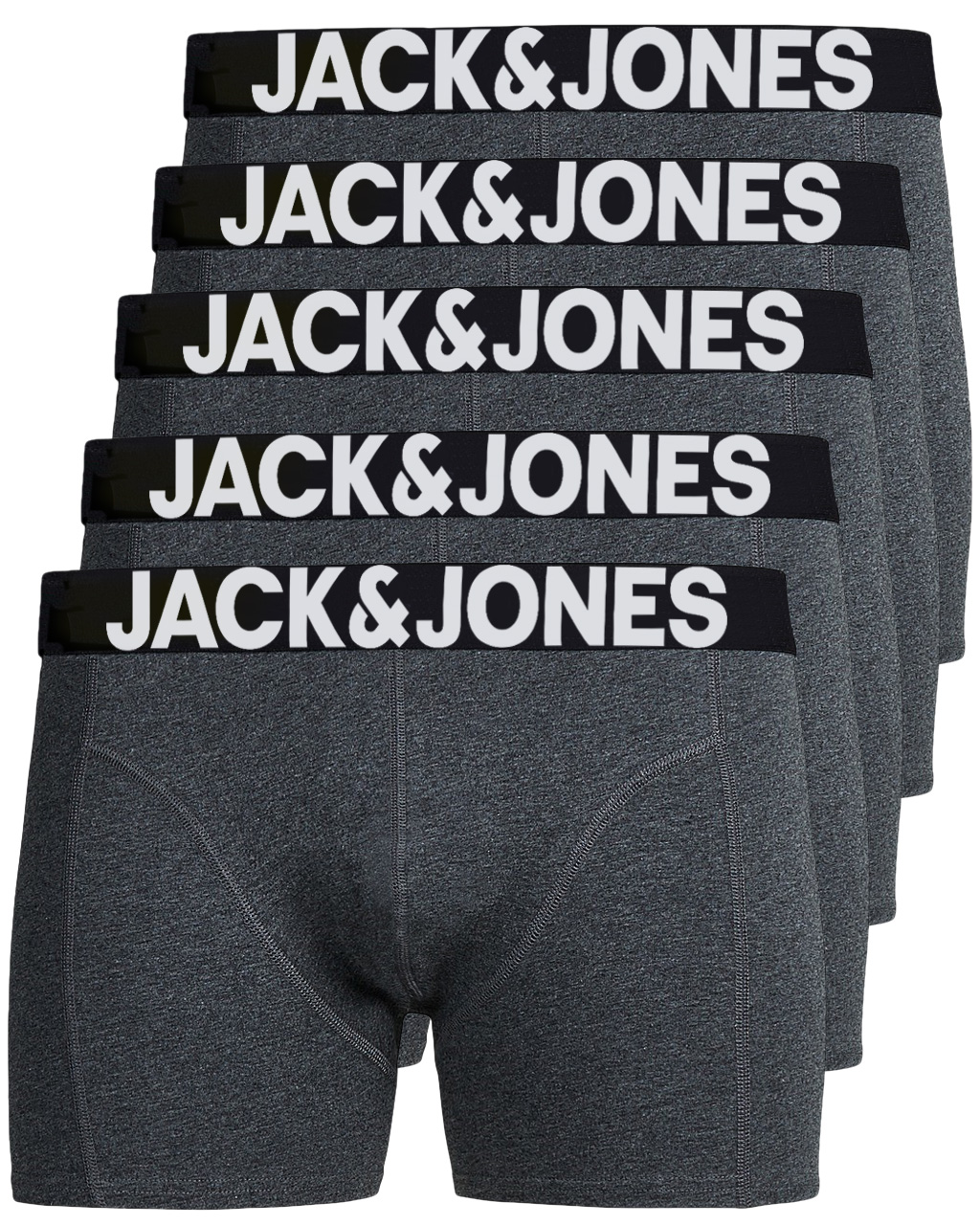 

Боксеры Jack & Jones 5er-Set Unterhosen Panties, темно-серый