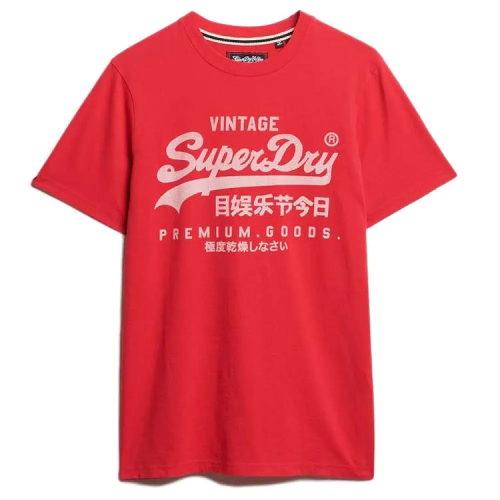 

Футболка с коротким рукавом Superdry Vl Classic, красный