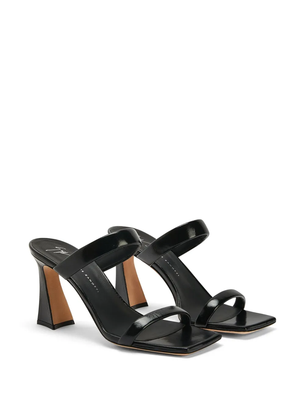 Лакированные босоножки Flaminia 85 Giuseppe Zanotti, черный — фото 2