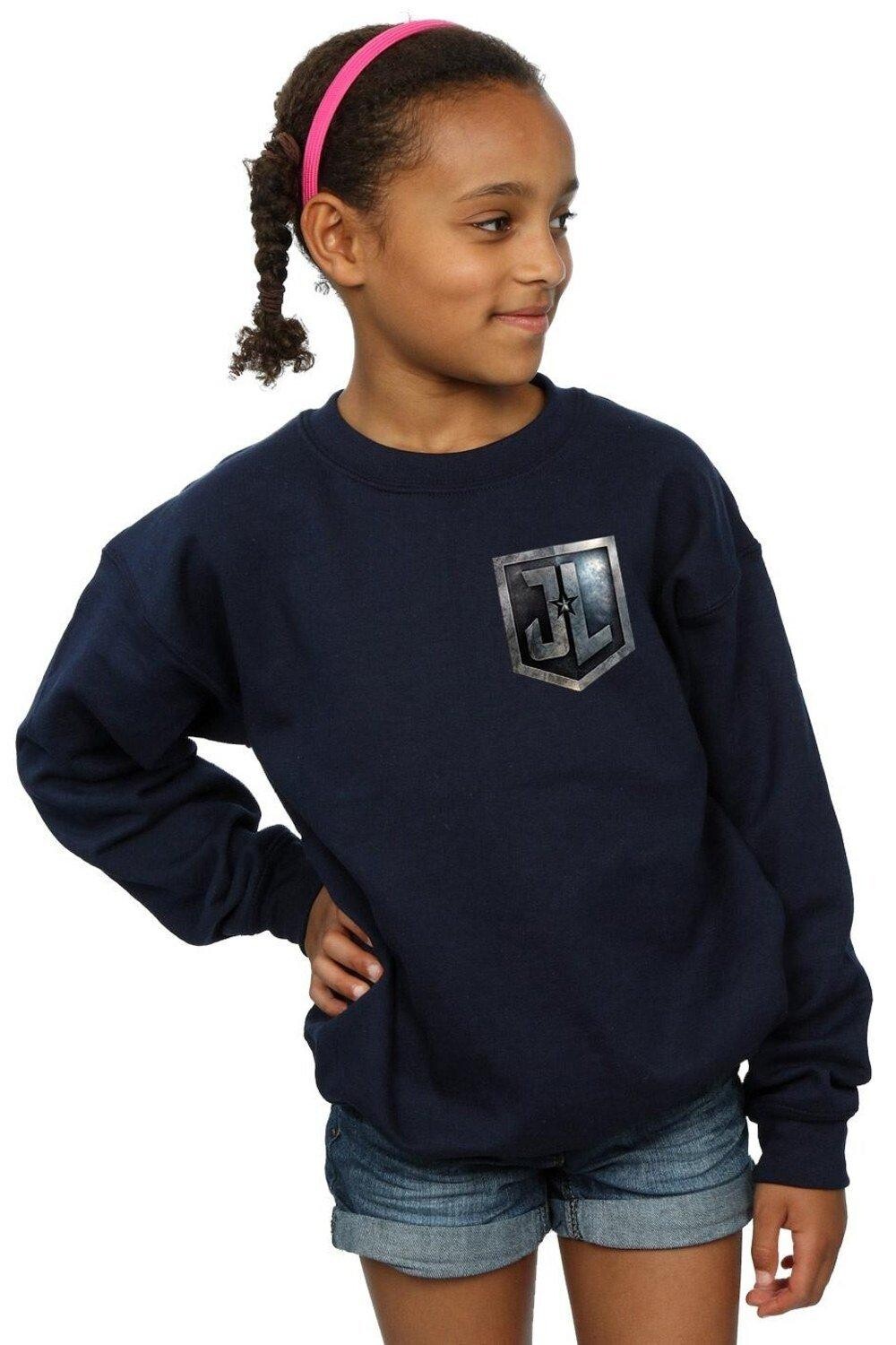 

Толстовка с искусственным карманом из фильма «Лига справедливости» DC Comics, темно-синий