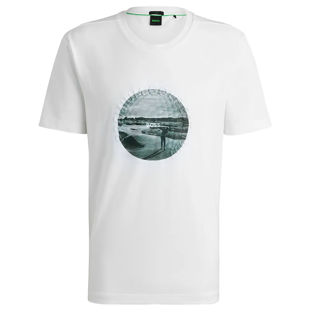 

Футболка с коротким рукавом BOSS Graphic Heritage, белый