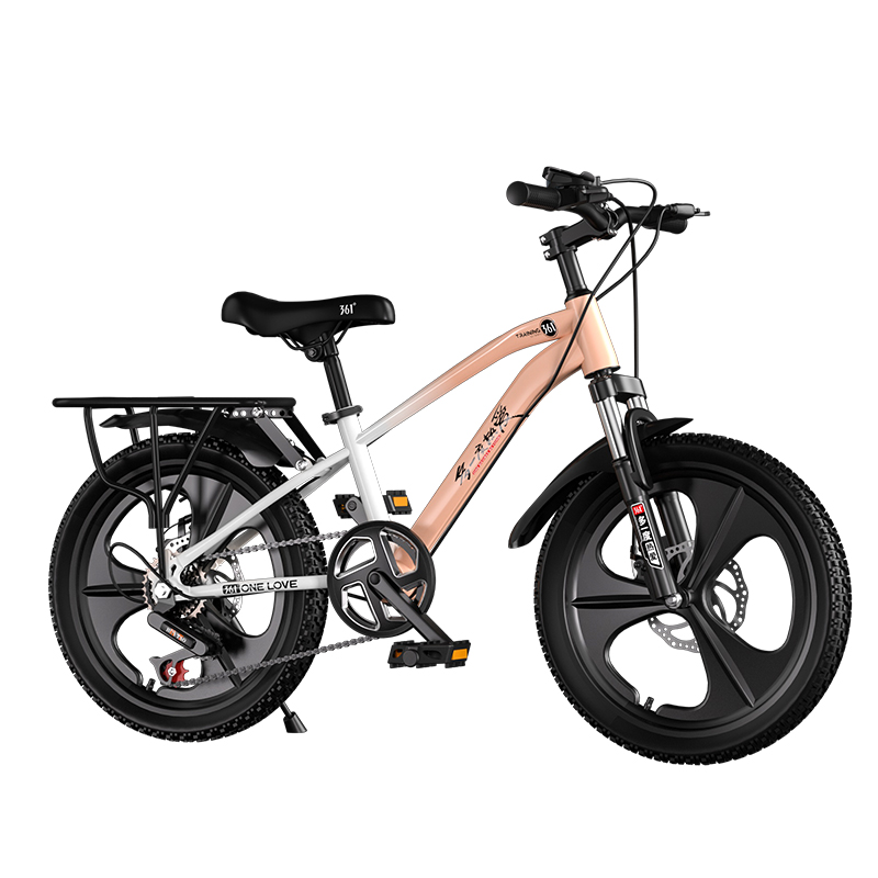 

Велосипед Youth & Student High Carbon Steel с блокировкой амортизационной вилки 361°, коричневый, integrated wheel