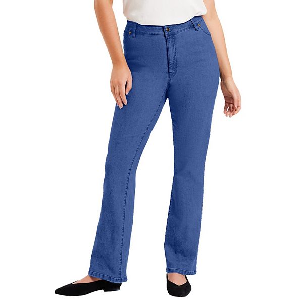 

Джинсы June + Vie June Fit bootcut для женщин plus size June & Vie, Medium Blue