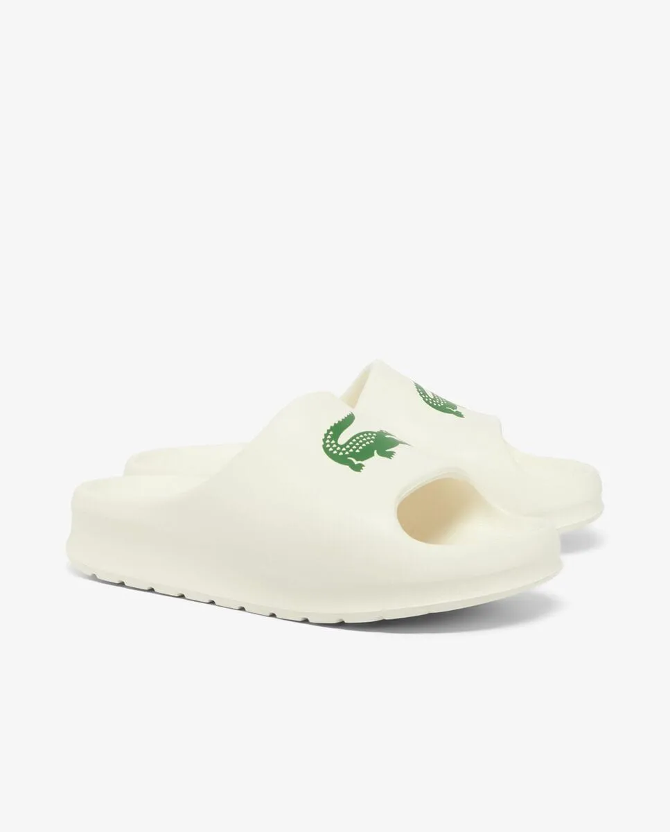 Женские шлепанцы Serve Slide 20 белого цвета Lacoste, белый — фото 2