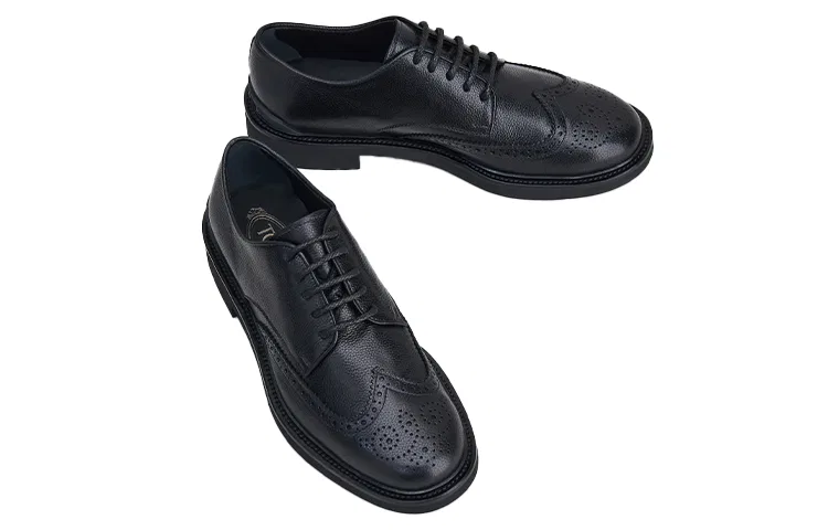 TOD'S Wingtip Leather Lace-up Shoes — фото 4