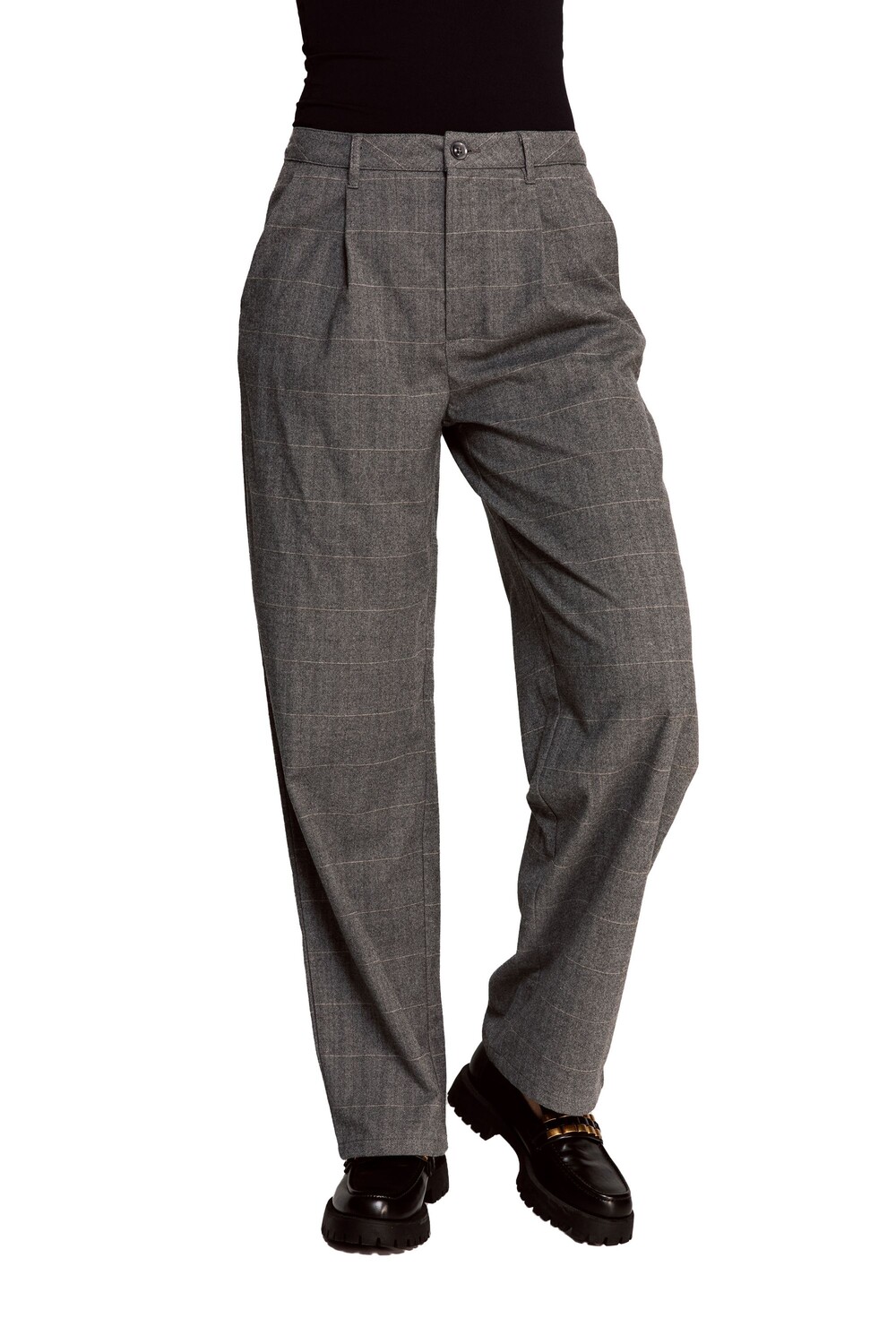 

Брюки ZHRILL Damen Stoffhose LENYA, серый