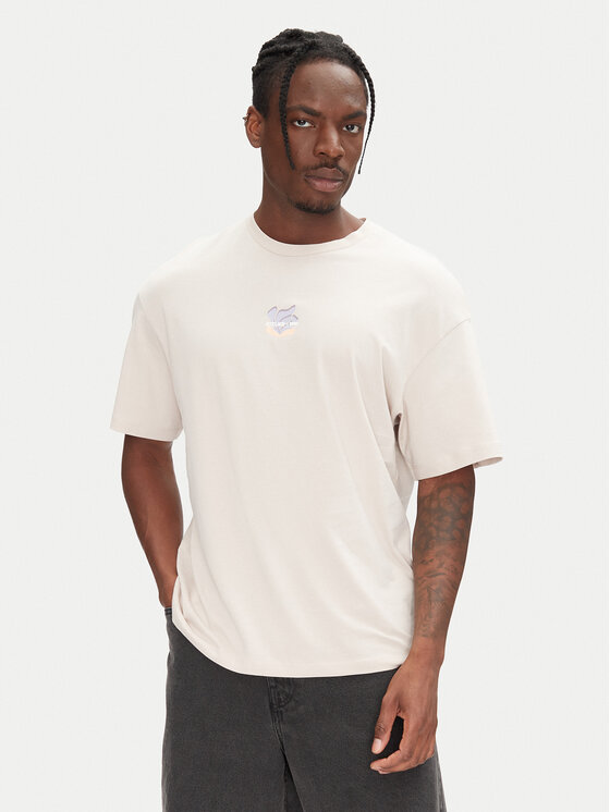 

Футболка свободного кроя Ames 12268471 Jack&Jones, бежевый