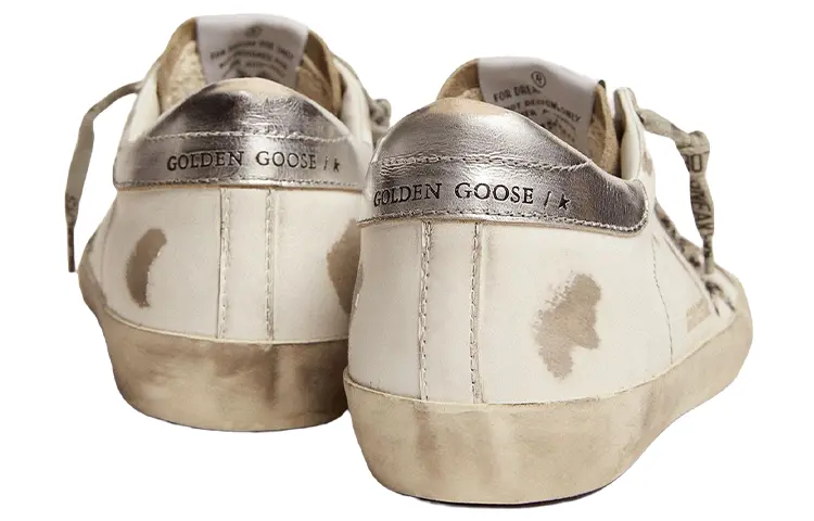 Кроссовки для скейтбординга Super-Star женские, низкие, белые Golden Goose — фото 4