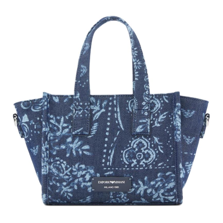 

EMPORIO ARMANI Сумка через плечо Canvas One Shoulder для женщин, синяя