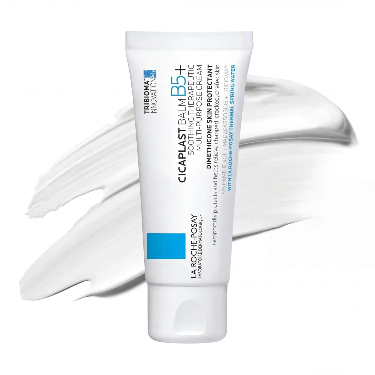 La Roche-Posay Cicaplast Balm B5, лечебная мазь и успокаивающий многофункциональный терапевтический крем для сухой и раздраженной кожи, бальзам для тела и рук, безопасен для детей, без отдушек. 39,9 мл (1 шт.)