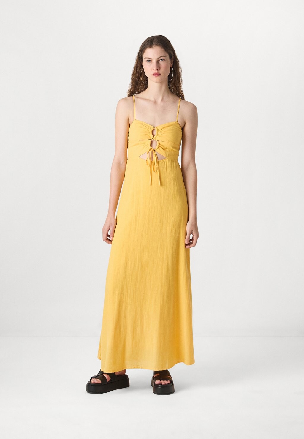 billabong lima maxi dress Billabong Lima Lace-Up Maxi Dress