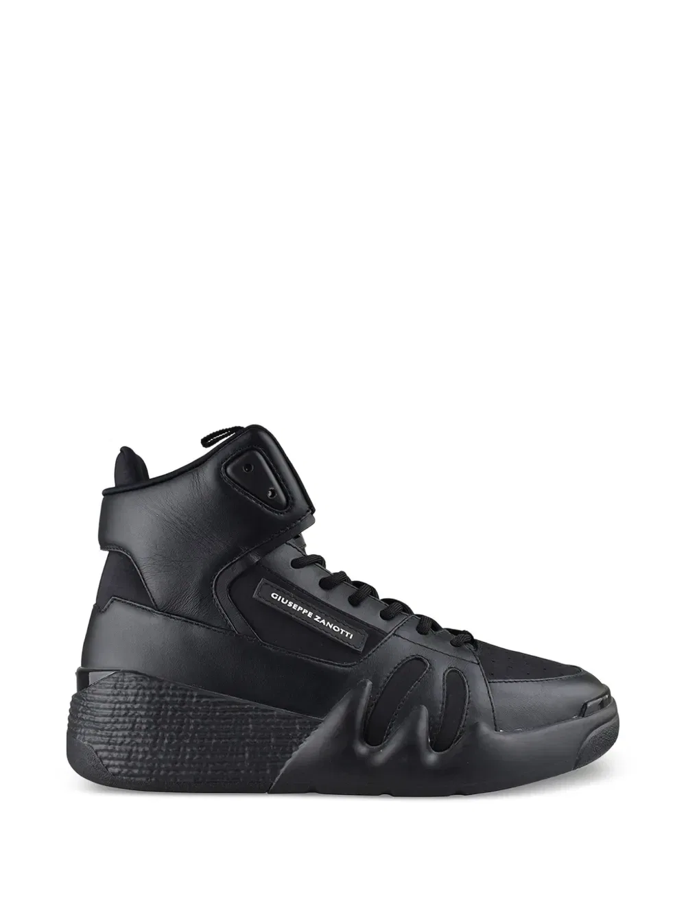 Кроссовки с нашивкой-логотипом Giuseppe Zanotti, черный