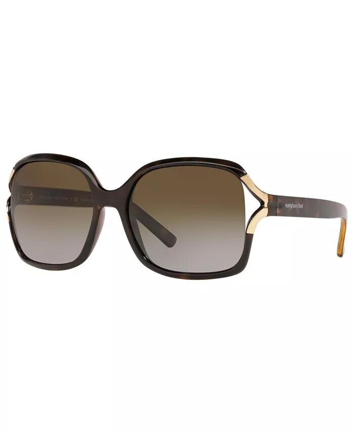 

Поляризационные солнцезащитные очки, HU2002 Sunglass Hut Collection, коричневый