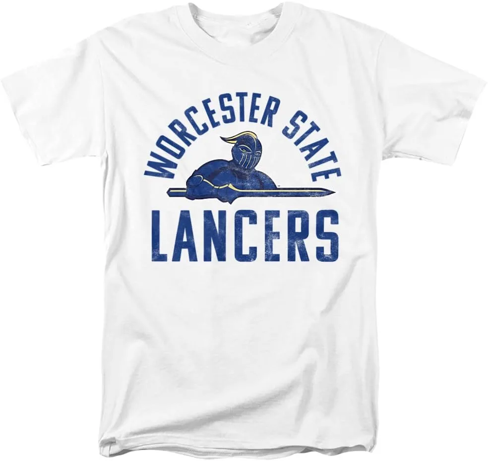 

LOGOVISION Official Collegiate Large Distressed Logo Short Sleeve Unisex Cotton T Shirt