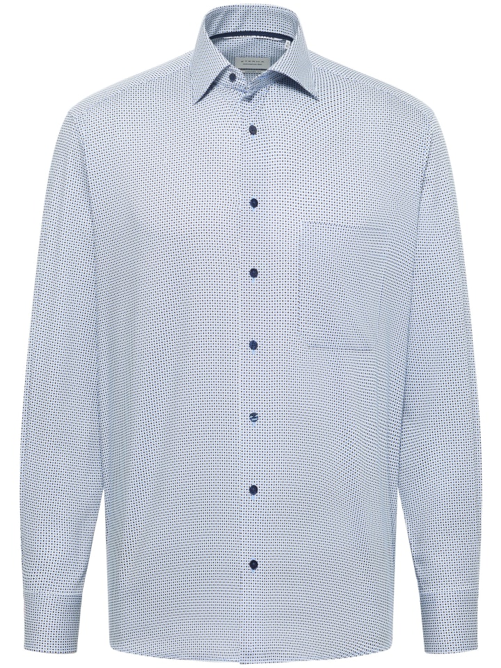 

Eterna Удобная рубашка небесно-голубого цвета