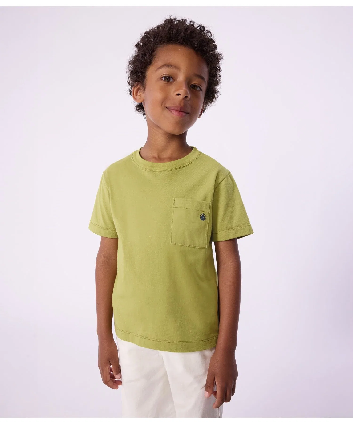 Детская футболка PETIT BATEAU с коротким рукавом и карманом