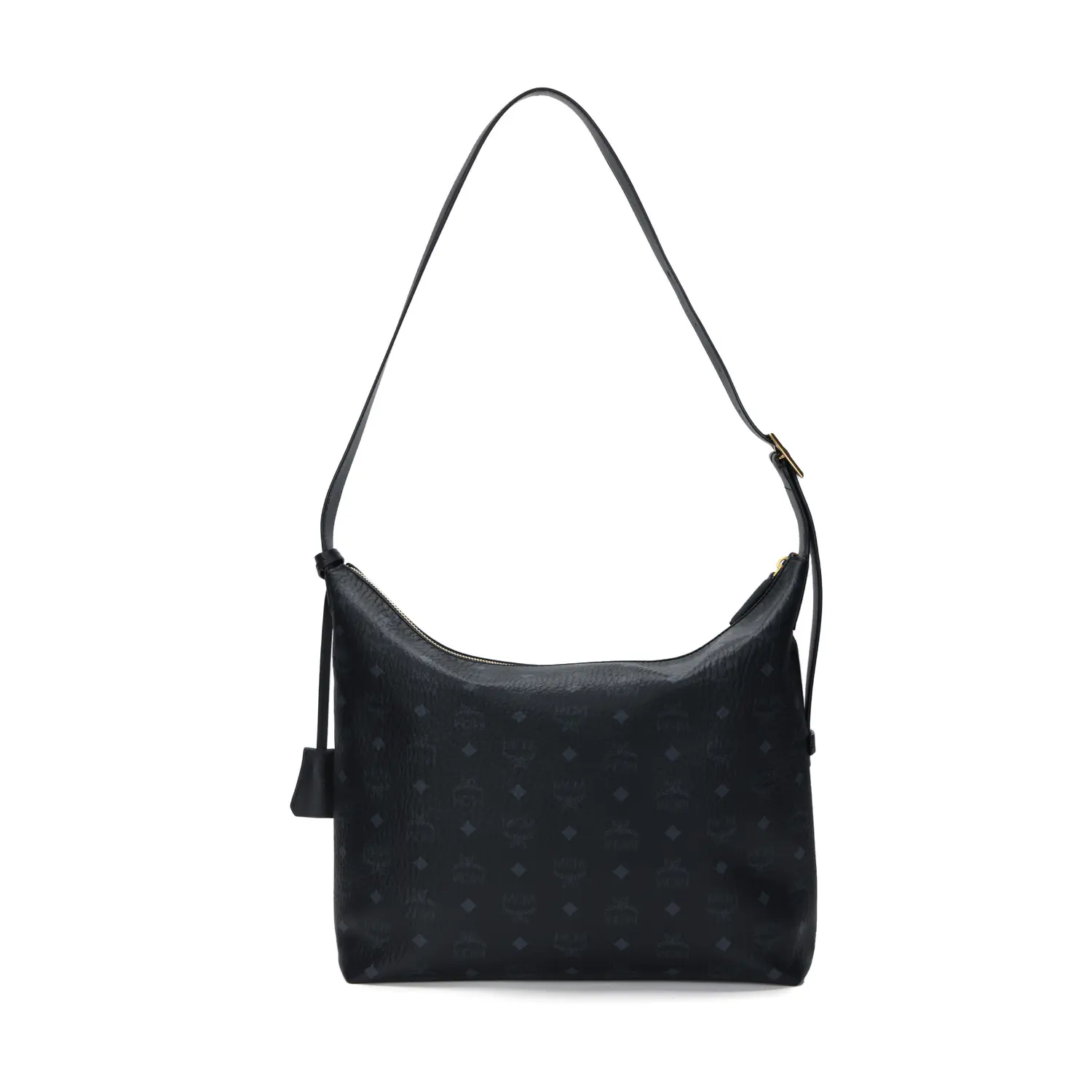 

Сумка Aren Visetos Coated Canvas с кожаными деталями, женская большая плечевая сумка black MCM, Set (Bag+Dust Bag)