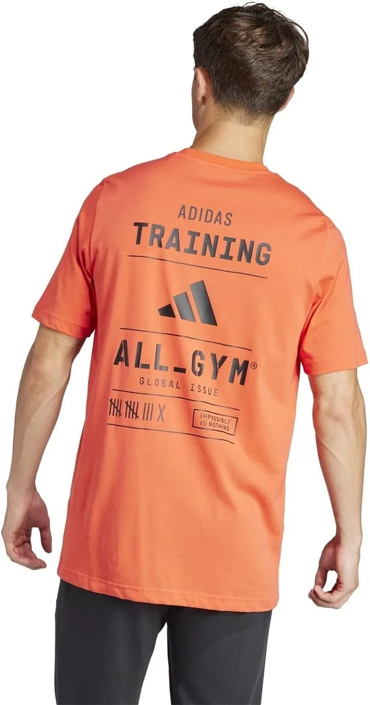 Футболка adidas Aeroready, ярко-красный — фото 2