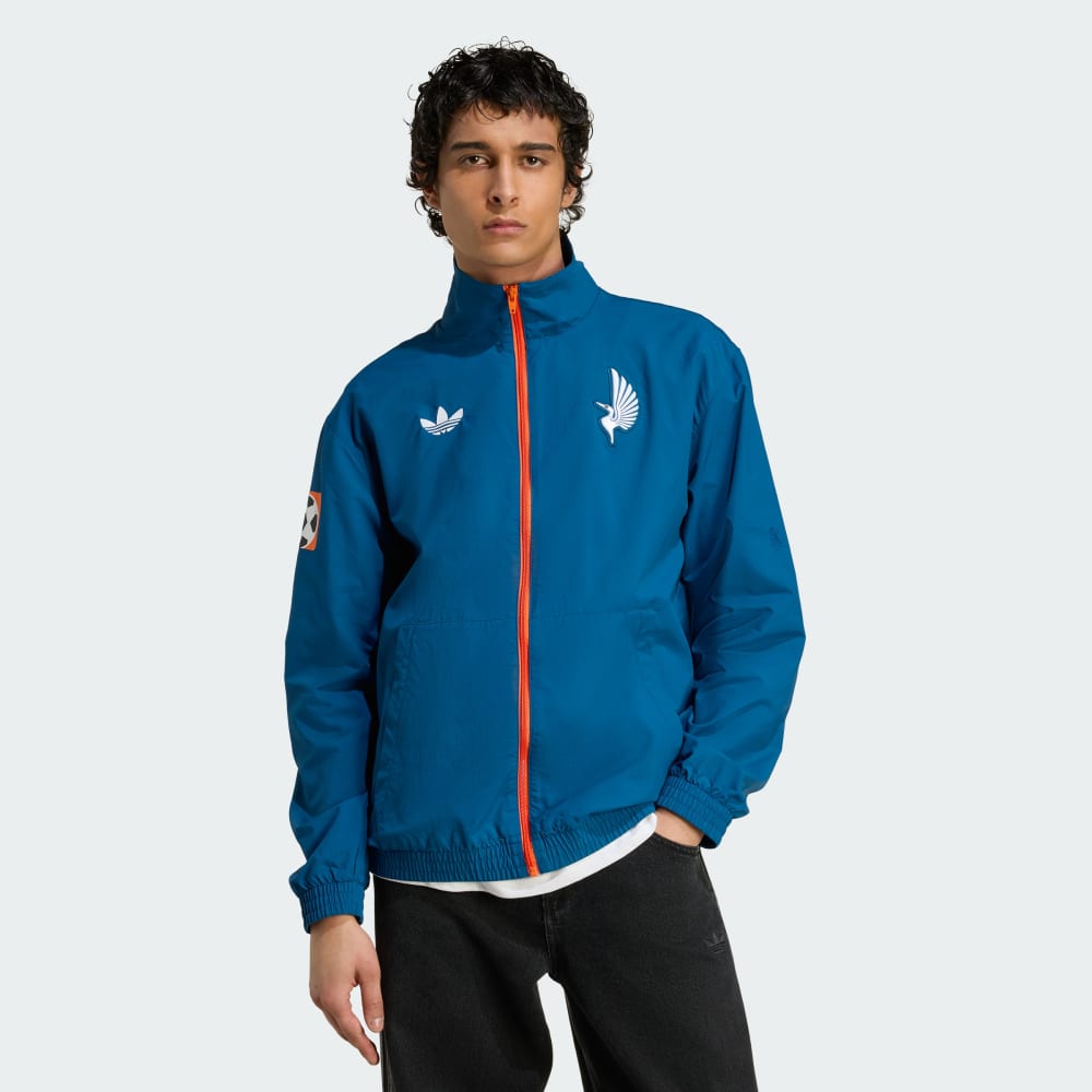 

Спортивная куртка Adidas Minnesota United FC 2025 Originals Archive Anthem Jacket, цвет Legend Marine/White