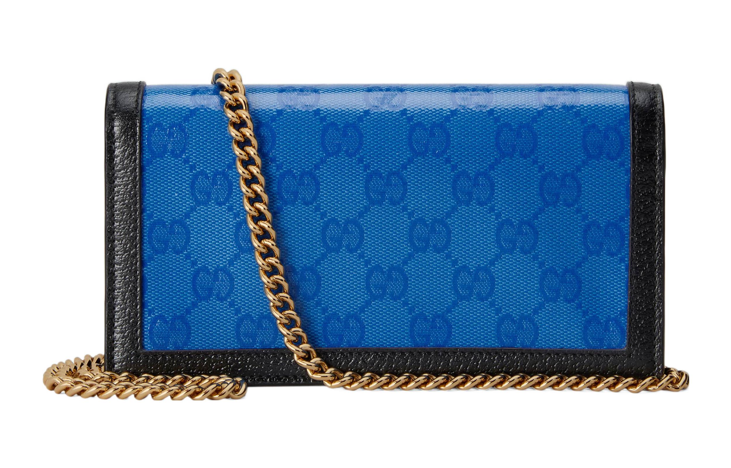 Чехол-конверт для телефона GUCCI Horsebit 1955 Aurora Blue — фото 2