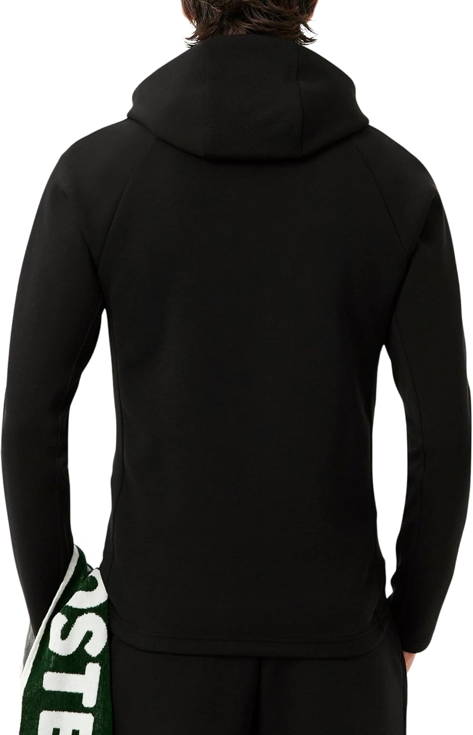 Мужская спортивная куртка Lacoste Sport Breathable Sport Track, Black/Black — фото 3