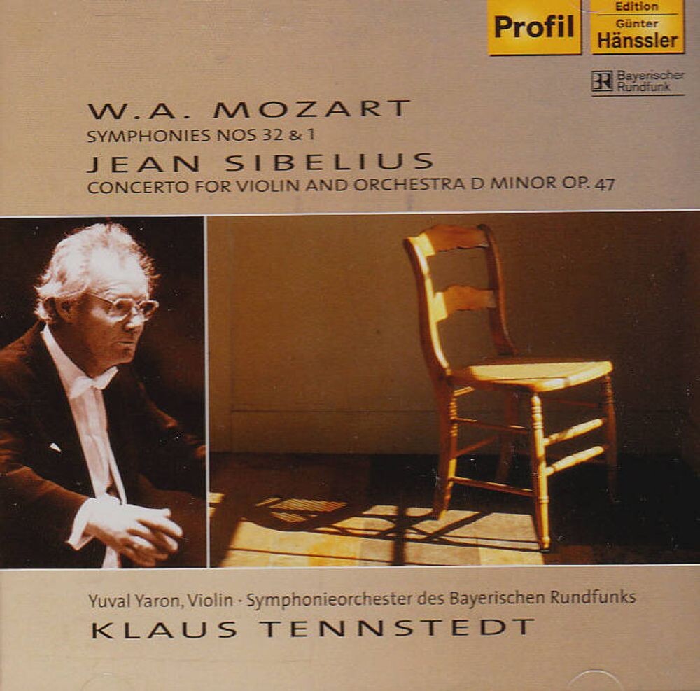 

Диск CD Mozart: Symphonies Nos. 32 & 1 / Sibelius: Violin Concerto [Import] - Wolfgang Amadeus Mozart, Jean Sibelius, Yuval Yaron, Klaus Tennstedt, Bavarian Radio Symphony Orchestra