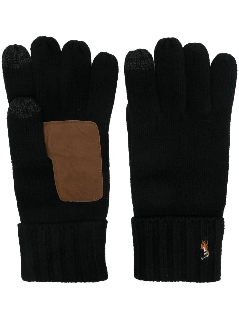

Перчатки из шерсти мериноса POLO RALPH LAUREN, черный