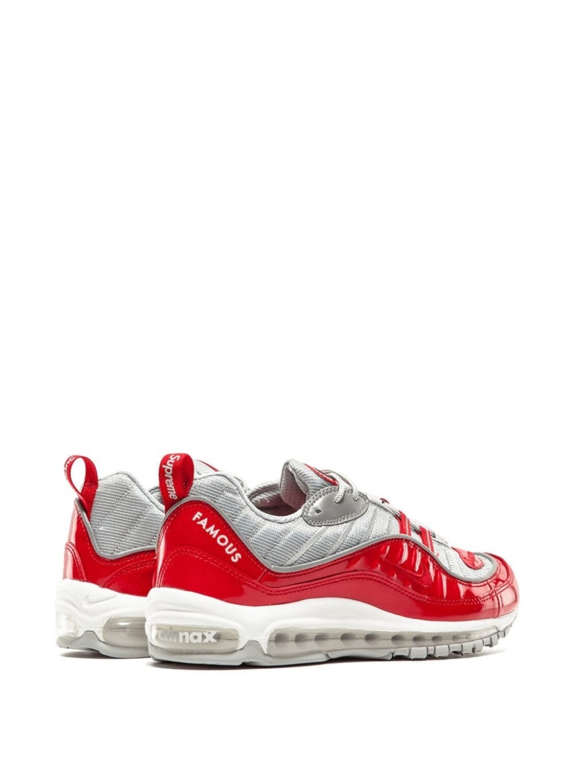 Nike кроссовки Air Max 98 из коллаборации с Supreme, красный — фото 3