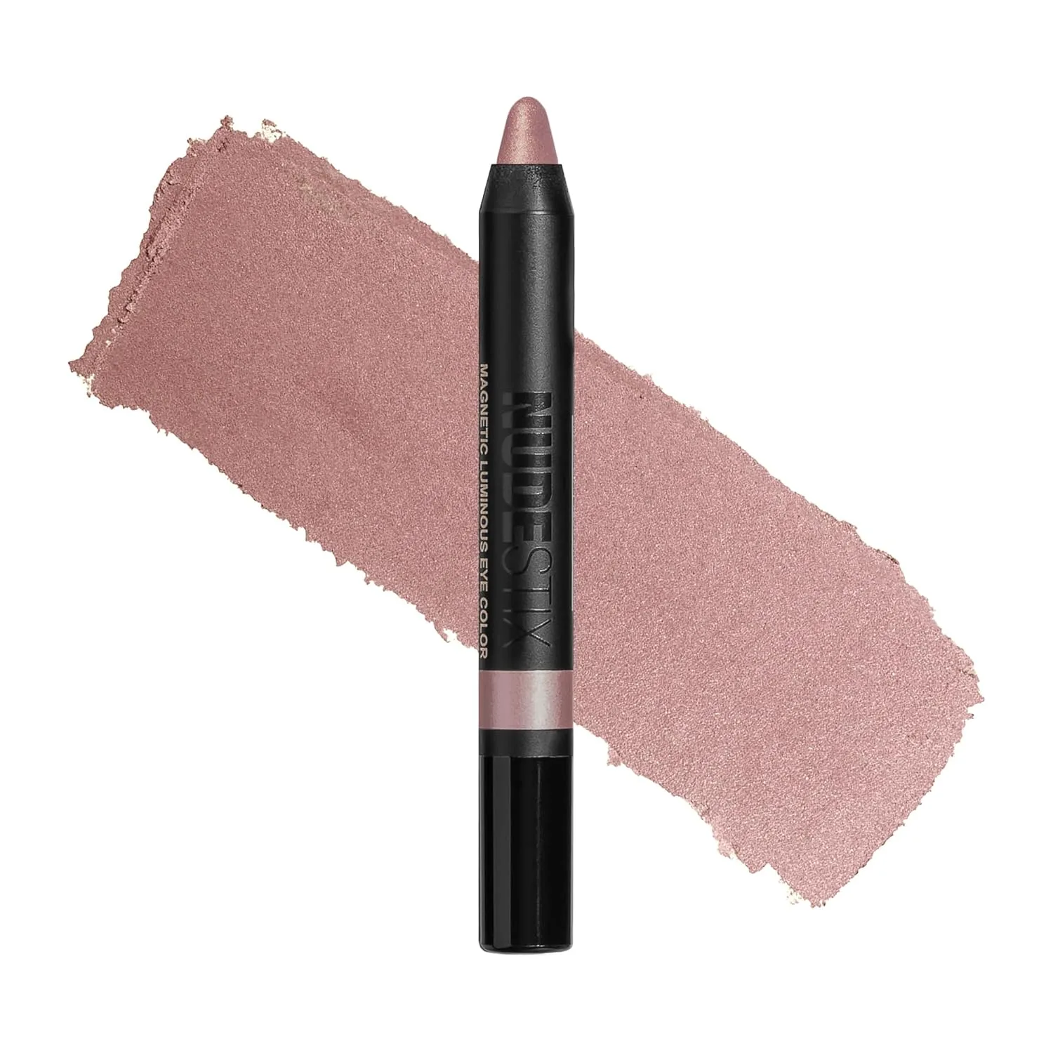 Nudestix Magnetic Luminous Eye Color - кремовые тени-карандаш 4-в-1, подводка для глаз, праймер и хайлайтер | Стойкий, водостойкий сатиновый финиш | Веганский продукт, не тестируется на животных, pink seychelles