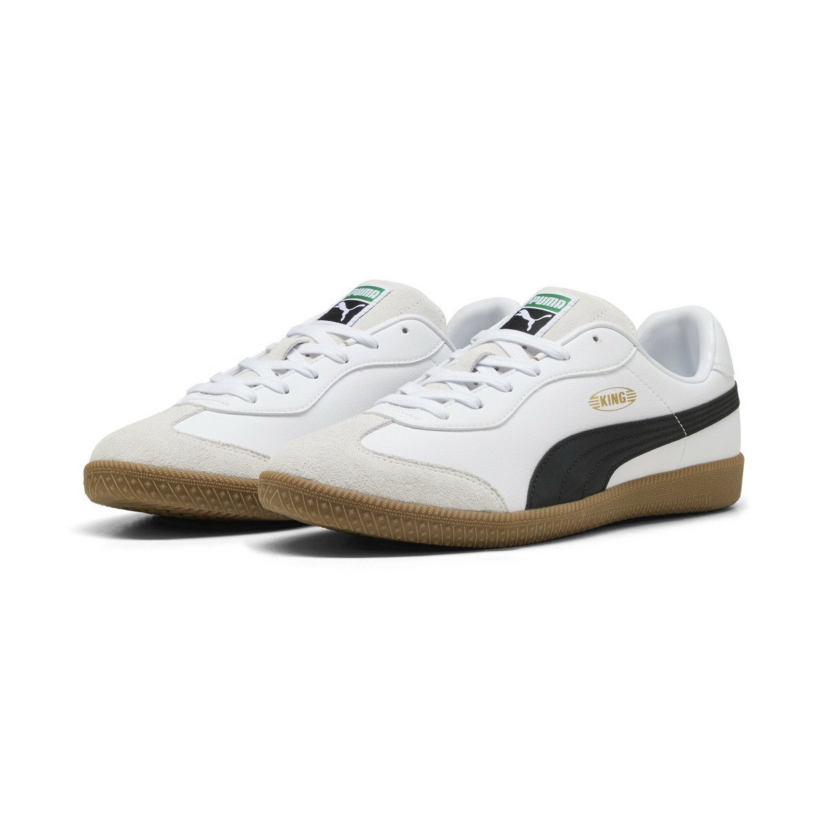 Мужские тренировочные футбольные бутсы KING 21 IT PUMA, Puma White-Puma — фото 4