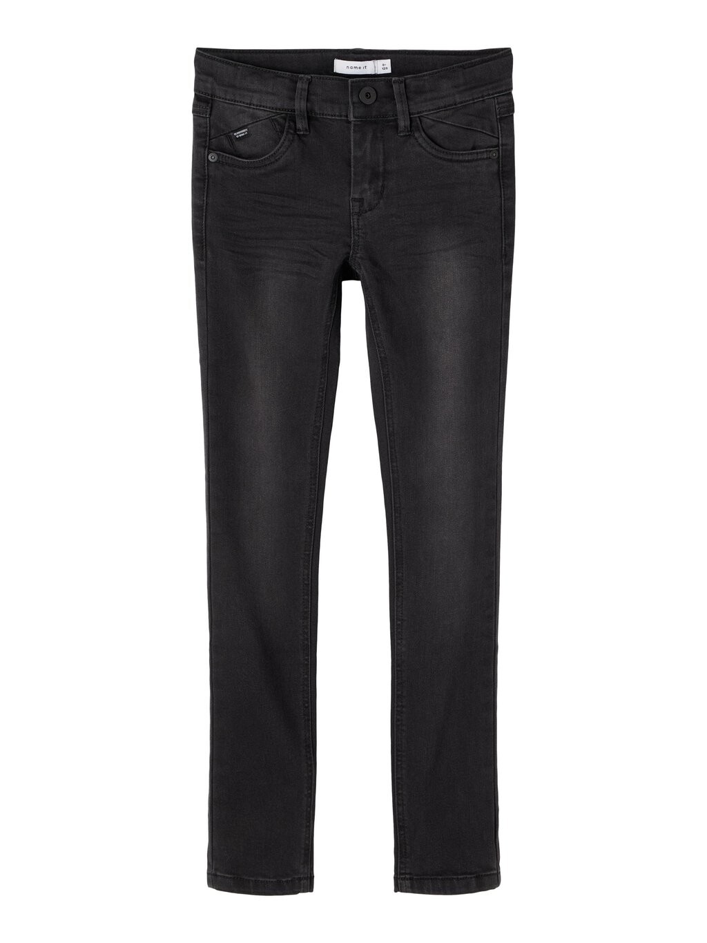 Джинсы Skinny Fit NKMPETE Name it, цвет black denim — фото 3