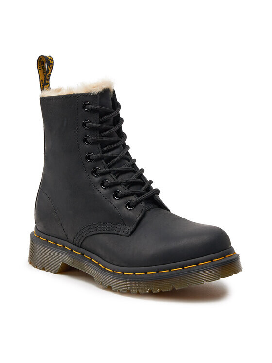 Ботинки Dr. Martens Serena на шнуровке, черный