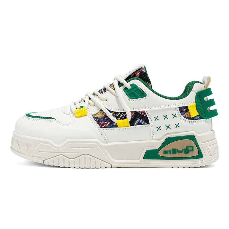 

Boogie Bear Дышащие низкие скейтерские кроссовки мужские зеленые, цвет Green