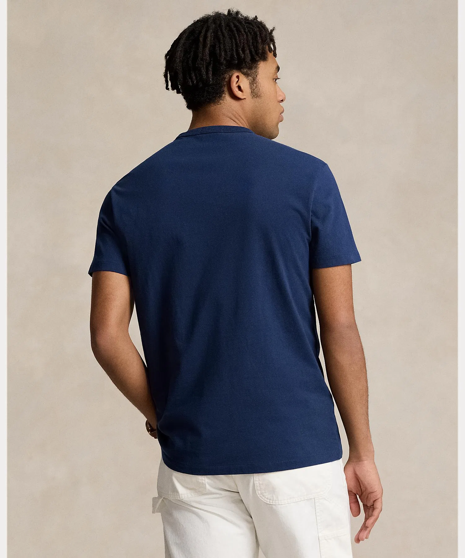 Мужская футболка POLO RALPH LAUREN Классическая с коротким рукавом — фото 4