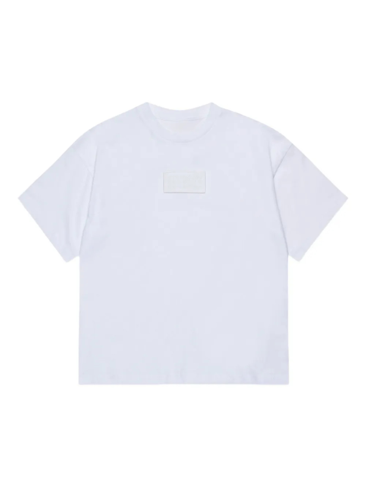

Футболка с нашивкой-логотипом MM6 Maison Margiela Kids, белый