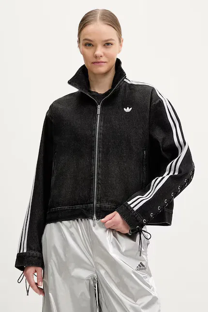 Куртка джинсовая короткая Adidas Originals, черный