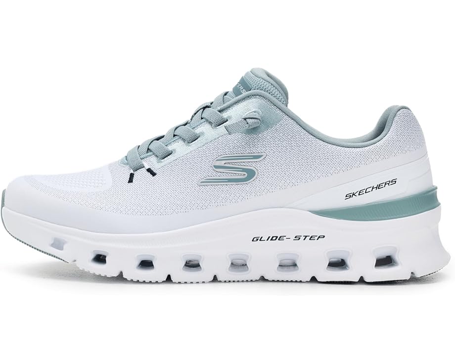 Мужские кроссовки SKECHERS Glide-Step Pro Waverra, White/Light Blue — фото 4