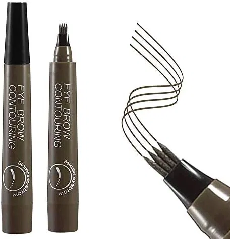 Подводка для бровей 4D Liquid Eyebrow, серо-коричневый