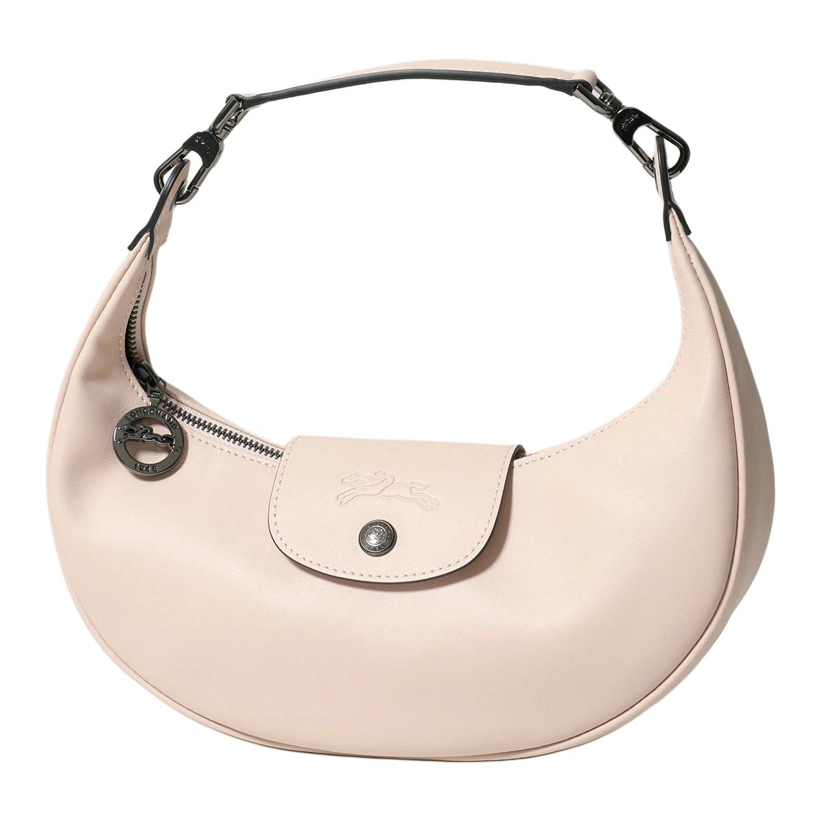 

LONGCHAMP Кожаная сумка кросс боди маленькая женская бежевая