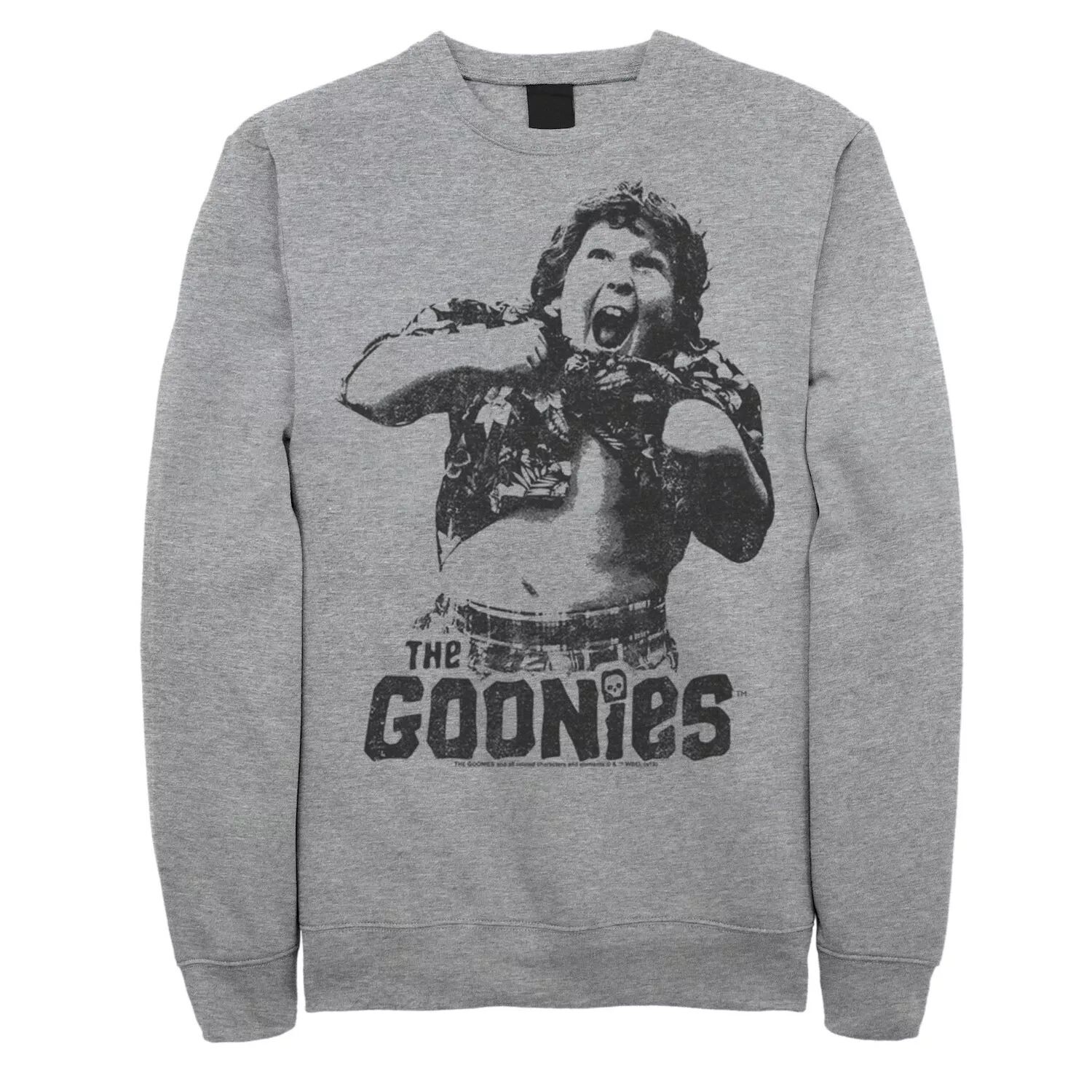 

Мужской свитшот The Goonies Chunk Truffle Shuffle Licensed Character, Серый, Мужской свитшот The Goonies Chunk Truffle Shuffle Licensed Character