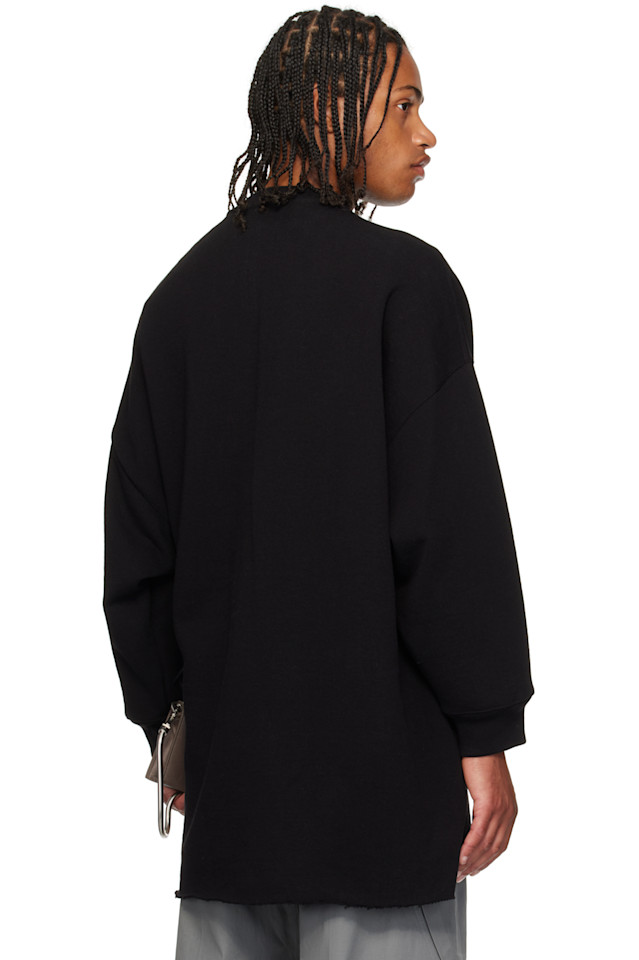 Толстовка Concordians tommy ls Rick Owens, черный — фото 3