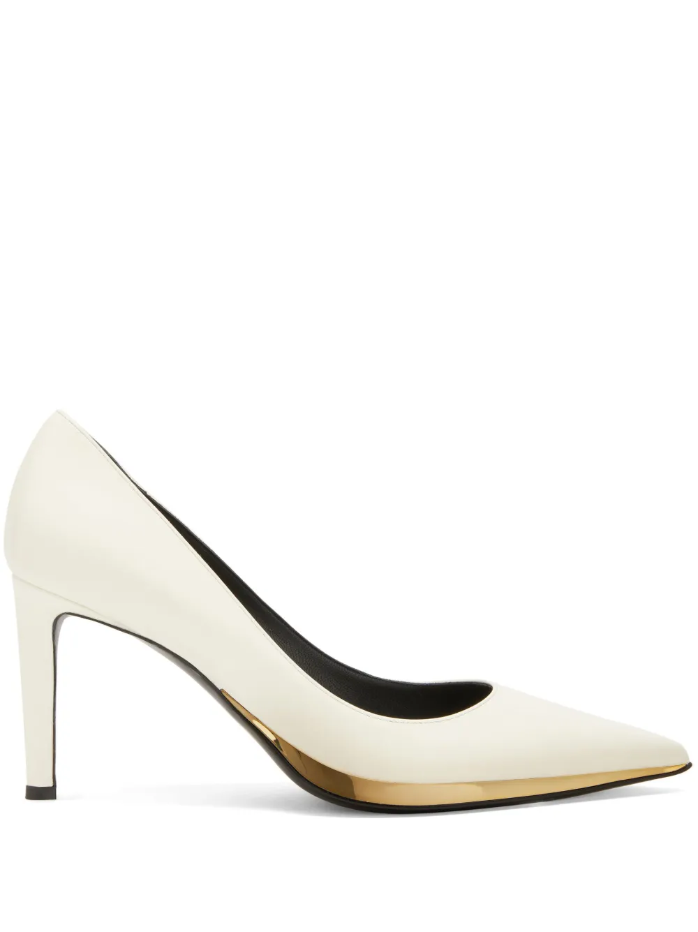 Туфли Virgyn 85 с заостренным носком Giuseppe Zanotti, белый