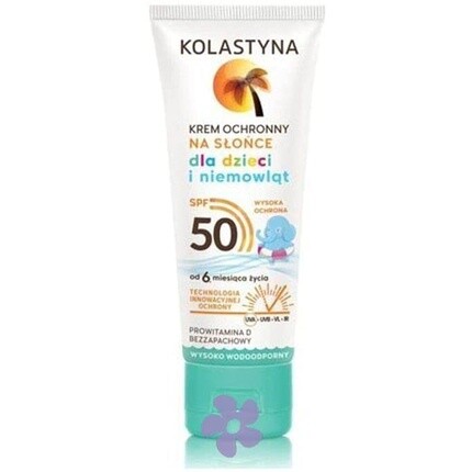 

Коластына Солнцезащитный крем для детей и младенцев, SPF 30, 75мл Kolastyna